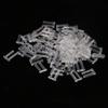 3 Types 100pcs New Plastic Compression Sleeves, Rimless Frames Sleeves Repair KitsEyeglasses view 2