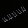 3 Types 100pcs New Plastic Compression Sleeves, Rimless Frames Sleeves Repair KitsEyeglasses view 3