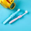 TOYANDONA 3pcs Toothbrushes Soft Bristles Cartoon Design for Years Old Gentle Cleaning Elephant Shape Ergonomic Grip for Boys and Girls Manual Oral Care view 2
