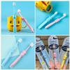TOYANDONA 3pcs Toothbrushes Soft Bristles Cartoon Design for Years Old Gentle Cleaning Elephant Shape Ergonomic Grip for Boys and Girls Manual Oral Care view 4