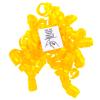 WRAPAHOLIC 12-Count Yellow Self-Adhesive Curly Bows Gift Wrap Accessory - Perfect for Christmas, Birthday, Holiday, Party Favors Decorations view 2