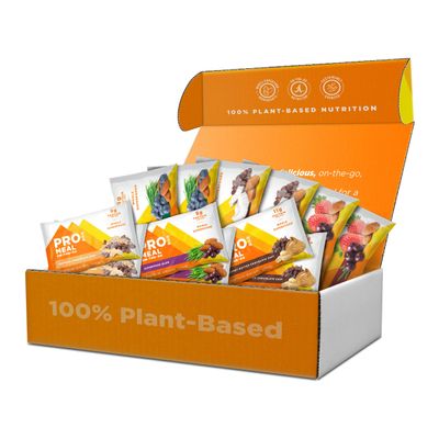 PROBAR MEAL Bar Fan Favorites Variety Pack (6 Flavor), Natural Energy, Non-GMO, Gluten-Free, Plant-Based, Whole-Food Ingredients (12 Count)
