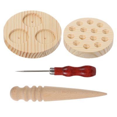 1 Set Mold Wood Moxa Cone Mold Household Moxa Cone Mold Moxibustion Supplies Moxa Cone Maker Rod Making DIY Bar