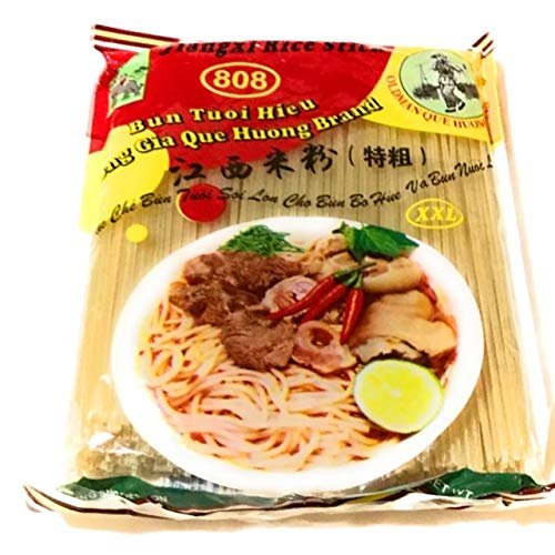 2 LB Jiangxi Rice Stick 808 - Bun Tuoi Cho Bun Bo Hue & Bun Nuoc Leo