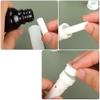 12 Pcs Essential Oil White Nasal Inhaler Tubes Refillable Empty Plastic Nasal Inhalers Sticks for DIY Essential Oil and Other Liquid with 12 Pcs Cotton Wicks view 4