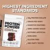 Clean Simple Eats Whey Protein Powder, Chocolate Brownie Batter Flavor Naturally Sweetened, 100% Grass Fed Protein Powder with Digestive Enzymes & No Artificial Ingredients, Gluten Free, 30 Servings view 4