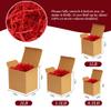 TCAIRG Crinkle Cut Paper Shred Filler (1/2 LB) for Gift Wrapping & Basket Filling - Red shredded paper for gift box, box confetti shredded, box stuffing view 2