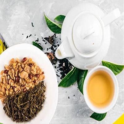 Myanmar Tea Leaf Salad Kit (Zayan Tea Leaf Dressing Non Spicy + Assorted Fried Bean) Laphet Thoke - 1.4 lb