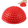 Agatige Foot Massage Ball, Half Round PVC Spiky Foot Wakers Balance Therapy Dome Trigger Point Ball Feet Massage Roller for Yoga Fitness Exercise Gym Massager (Red) view 1