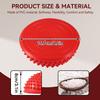Agatige Foot Massage Ball, Half Round PVC Spiky Foot Wakers Balance Therapy Dome Trigger Point Ball Feet Massage Roller for Yoga Fitness Exercise Gym Massager (Red) view 4