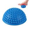 Agatige Foot Massage Ball, Half Round PVC Spiky Foot Wakers Balance Therapy Dome Trigger Point Ball Feet Massage Roller for Yoga Fitness Exercise Gym Massager (Blue) view 1
