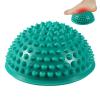 Agatige Foot Massage Ball, Half Round PVC Spiky Foot Wakers Balance Therapy Dome Trigger Point Ball Feet Massage Roller for Yoga Fitness Exercise Gym Massager (Green) view 1