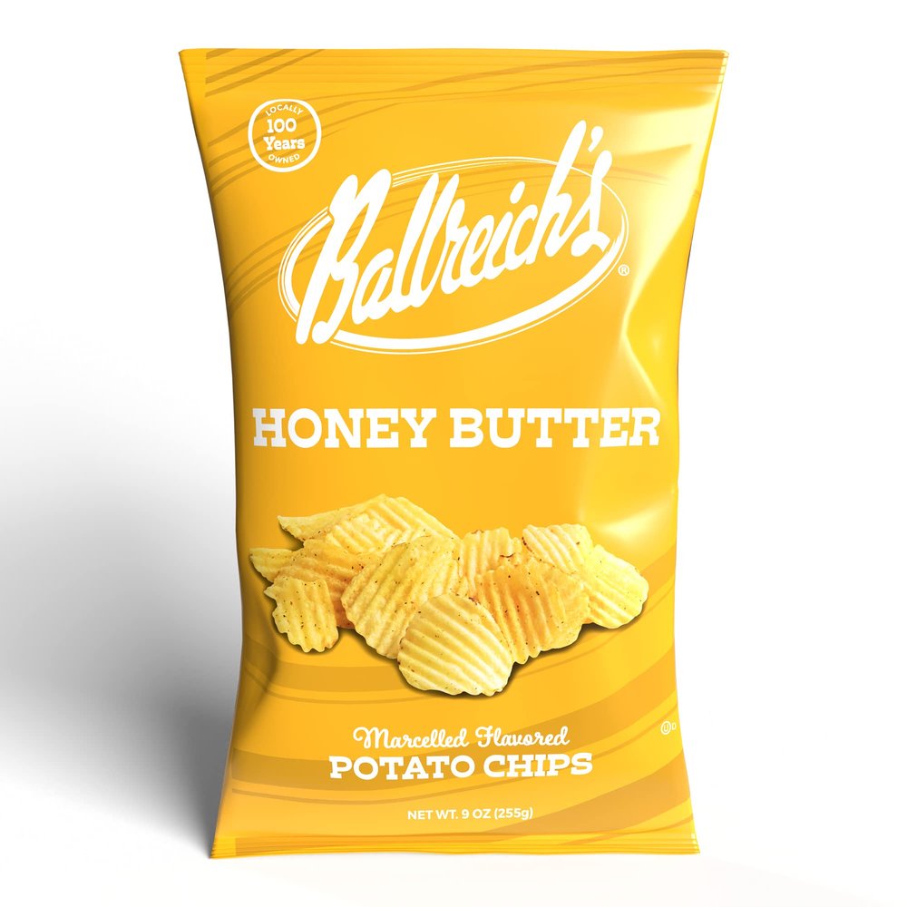 Ballreich Snack Food Company Potato Chips (9oz) (Honey Butter)