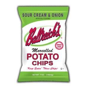 Ballreich Snack Food Company Potato Chips (7oz) (Sour Cream & Onion)