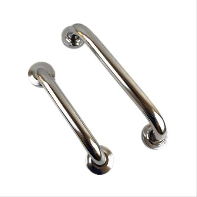 12 inches Stainless Steel Bath Safety Grab Bar (2 Pack), Towel Bar, Bathroom Balance Bar, Safety Hand Rail Support, Handicap Elderly Injury Senior Bath Assist Handle 500lbs Loading Capacity, SUS304