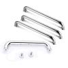 12 inches Stainless Steel Bath Safety Grab Bar (2 Pack), Towel Bar, Bathroom Balance Bar, Safety Hand Rail Support, Handicap Elderly Injury Senior Bath Assist Handle 500lbs Loading Capacity, SUS304 view 4