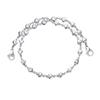 LinnaLove Double Surround Heart Link Stainless Steel Interchangeable Medical Alert Bracelet (55) view 1