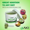 AKI Broccoli Sprout Powder - Ideal in Vitamins & Sulforaphane - Superfood for Green Veggie Smoothie Beverage or Meal - Non-GMO (5.29oz/150g) view 3
