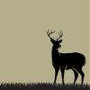 1/2 Sheet - Fall Deer Hunting Birthday - D24691 - 2D Edible Cake Cupcake Party Topper view 1
