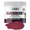 AKI BlackBerry Powder, Ideal in Nutrients, Vitamin C, Sugar-Free, Vegan-Friendly - Ideal for Baking, Flavoring, Smoothie, Yogurt, Popsicles, Sprinkle of Magenta Color (5.29oz/150g) view 1