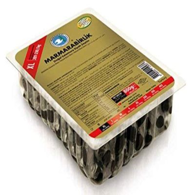 Marmara Birlik Gemlik Type Black Olives MEGA  800 g - PACK OF 2