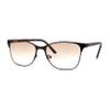 Mens 90s Fashion Metal Rim Rectangle Bifocal Light Sunglasses Reader Copper +3.0 view 1
