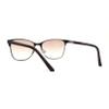 Mens 90s Fashion Metal Rim Rectangle Bifocal Light Sunglasses Reader Copper +3.0 view 4