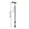 Crutch Elderly Cane Non-Slip Lightweight Telescopic Cane Carbon Fiber Cane (Size : B) (Size : B) view 2