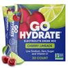 GoHydrate Low Sodium Electrolytes Powder Packets Sugar Free - Instant Hydration Daily Drink Mix - Zero Sugar Water Flavor Packet Singles with Vitamin D - (Cherry Limeade, 30 Packs) view 1