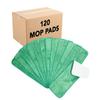 Arkwright Spray Mop Replacement Pads - (Case of 120) Bulk Microfiber Flat Dry and Wet Refill Mop Pads Floor Cleaning, Compatible with Bona and Rubbermaid, Fits All Mop Heads, 18 in, Green view 1