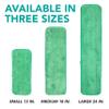 Arkwright Spray Mop Replacement Pads - (Case of 120) Bulk Microfiber Flat Dry and Wet Refill Mop Pads Floor Cleaning, Compatible with Bona and Rubbermaid, Fits All Mop Heads, 18 in, Green view 4
