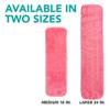 Arkwright Spray Mop Replacement Pads - (Case of 120) Bulk Microfiber Flat Dry and Wet Refill Mop Pads Floor Cleaning, Compatible with Bona and Rubbermaid, Fits All Mop Heads, 18 in, Red view 4