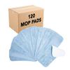 Arkwright Spray Mop Replacement Pads - (Case of 120) Bulk Microfiber Flat Dry and Wet Refill Mop Pads Floor Cleaning, Compatible with Bona and Rubbermaid, Fits All Mop Heads, 13 in, Blue view 1