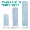 Arkwright Spray Mop Replacement Pads - (Case of 120) Bulk Microfiber Flat Dry and Wet Refill Mop Pads Floor Cleaning, Compatible with Bona and Rubbermaid, Fits All Mop Heads, 13 in, Blue view 4