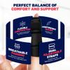 Doctor Developed Finger Splint & Handbook - Trigger Finger, Arthritis, RSI - Fits Ring, Index, Pinky & Middle - 2 sizes (Black, L/XL) view 3