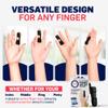Doctor Developed Finger Splint & Handbook - Trigger Finger, Arthritis, RSI - Fits Ring, Index, Pinky & Middle - 2 sizes (Black, L/XL) view 4