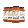 Carbone Roasted Garlic Pasta Sauce | Tomato Sauce Made with Fresh & All-Natural Ingredients | Non GMO, Vegan, Gluten Free, Low Carb Pasta Sauce, 24 Fl Oz (Pack of 4) view 1