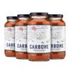 Carbone Tomato Basil Pasta Sauce | Tomato Sauce Made with Fresh & All-Natural Ingredients | Non GMO, Vegan, Gluten Free, Low Carb Pasta Sauce, 24 Fl Oz (Pack of 4) view 1