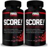 Score!, 2-Pack, Nitric Oxide Supplement for Men, Nitric Oxide Booster with L-Citrulline and Tribulus terrestris to Improve Blood Flow and Enhance Performance, Force Factor, 152 Capsules view 1