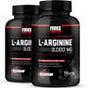 Force Factor L-Arginine, Nitric Oxide Supplement with BioPerine to Help Build Muscle & Support Stronger Blood Flow, Circulation, Nutrient Delivery, & Pumps, L-Arginine 3000mg, 150 Count (Pack of 2) view 1