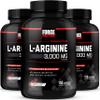 Force Factor L-Arginine,3-Pack,Nitric Oxide Supplement with BioPerine to Help Build Muscle & Support Stronger Blood Flow,Circulation,Nutrient Delivery,& Pumps,L-Arginine 3000mg,3g,450 Capsules view 1
