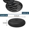 ARGOMAX 2-Pack Slim Aligner and Retainer Case, Portable Orthodontic Storage Container for Mouth Guards and Night Guards, Black view 2