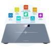Ultra-Wide NUTRI FIT Bathroom Scale Digital High Accuracy Body Weight Scanner with Easy-to-Read Backlit LCD, 400 Pounds Ultimate Grey view 4