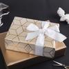 WRAPAHOLIC Navy Wrapping Paper Set - Gold and Navy Wrapping Paper Bundle with Gift Bow & Ribbon & Tag & Sticker, Perfect for Christmas, Birthday, Holiday, Father's Day, Baby Shower view 3