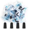 100 Pairs Black Foam Ear Plugs - 33dB NRR Industrial Strength, Discreet & Durable Noise Protection Earplug for Work, Construction, Shooting, Loud Events with Individual Bagged Foam Earplug view 1