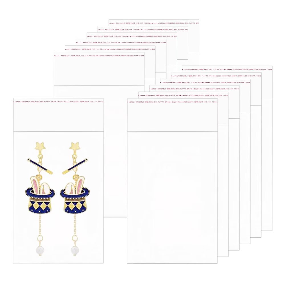 KnR Harmony Tiny Clear Resealable Cello Bags 2x3 300pcs Self Sealing Adhesive Bags for Candy Jewelry Beads Earrings Necklaces Board Games 9 Sizes to Choose from