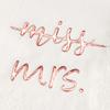 Crisky Rose Gold Miss to Mrs Cocktail Napkins for Bridal Shower Engagement Bachelorette Party Dessert Beverage Table Party Supplies, Disposable Napkins, 3 Ply, 50 count view 4