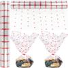 Cellophane Wrap Roll with Hearts | 100 Feet Long X 16 Inch Wide | 2.3 Mil Thick Crystal Clear Cello with Hearts | Gifts, Baskets, Flowers, Treats, Wrapping Paper| Love Design Cellophane Wrap for Birthdays, Holidays, Graduations |by Anapoliz view 1