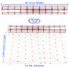 Cellophane Wrap Roll with Hearts | 100 Feet Long X 16 Inch Wide | 2.3 Mil Thick Crystal Clear Cello with Hearts | Gifts, Baskets, Flowers, Treats, Wrapping Paper| Love Design Cellophane Wrap for Birthdays, Holidays, Graduations |by Anapoliz view 2