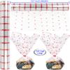 Cellophane Wrap Roll with Hearts | 100 Feet Long X 16 Inch Wide | 2.3 Mil Thick Crystal Clear Cello with Hearts | Gifts, Baskets, Flowers, Treats, Wrapping Paper| Love Design Cellophane Wrap for Birthdays, Holidays, Graduations |by Anapoliz view 3